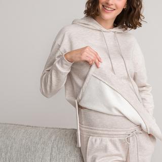 La Redoute Collections  Kapuzensweatshirt für die Schwangerschaft 