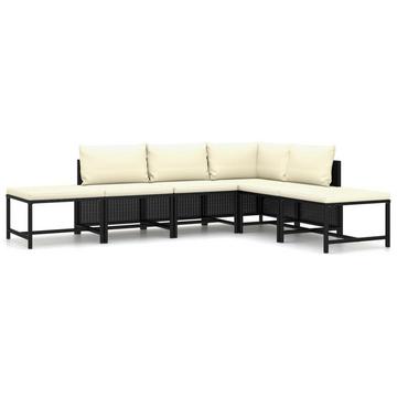 Garten-lounge-set poly-rattan