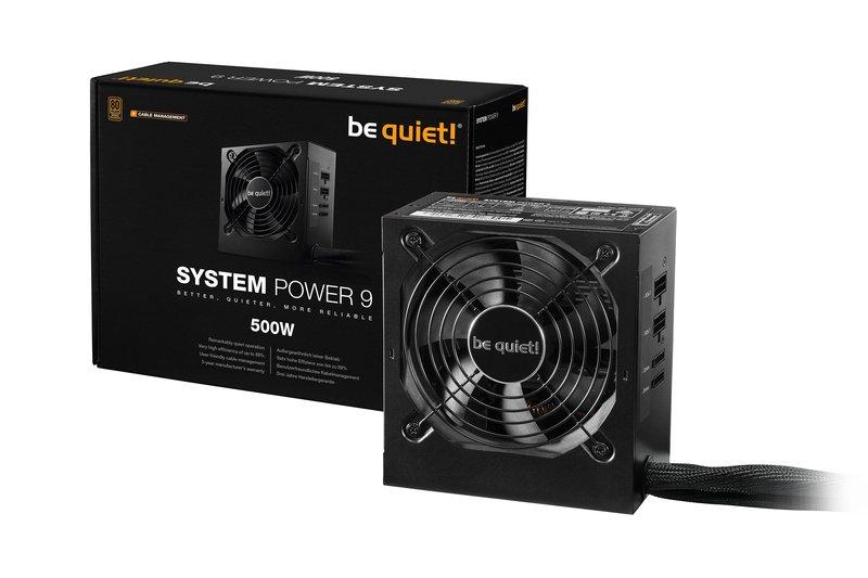 BE QUIET!  ! System Power 9 | 500W CM unité d'alimentation d'énergie 20+4 pin ATX ATX Noir 