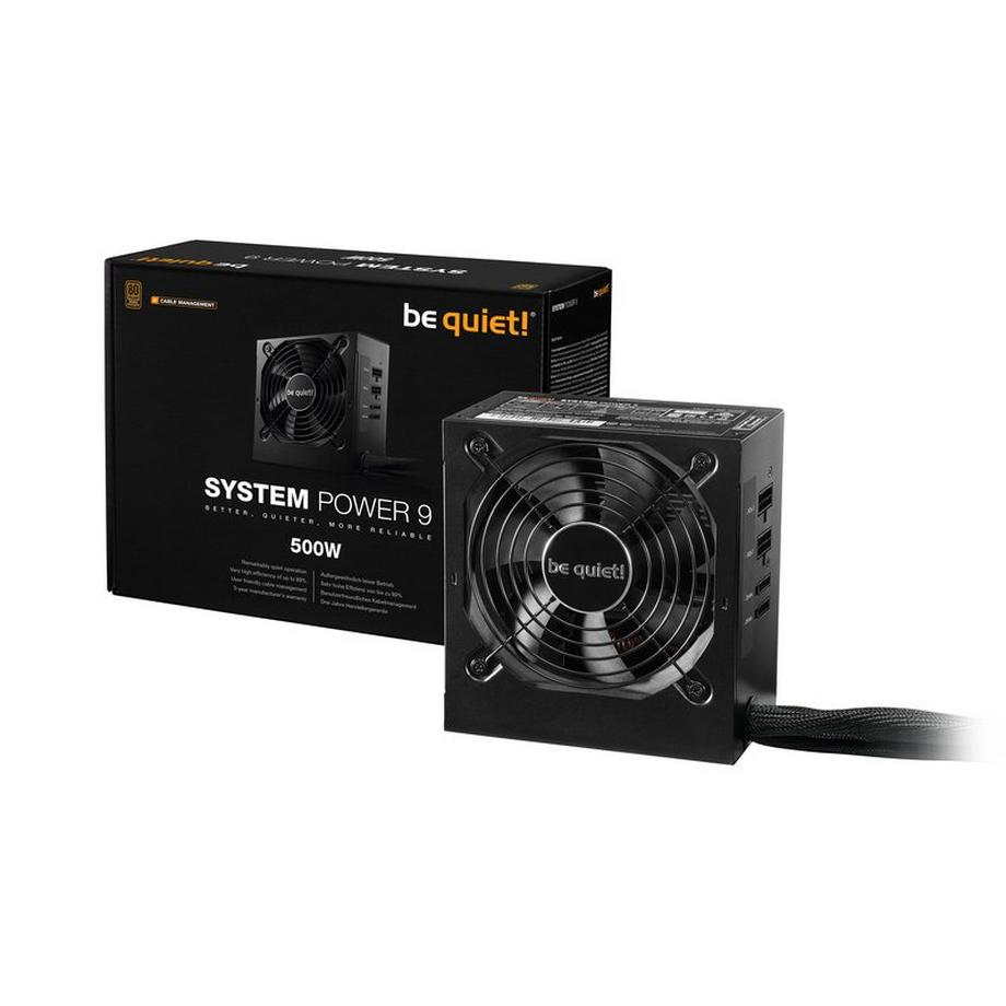 BE QUIET!  ! System Power 9 | 500W CM alimentatore per computer 20+4 pin ATX ATX Nero 
