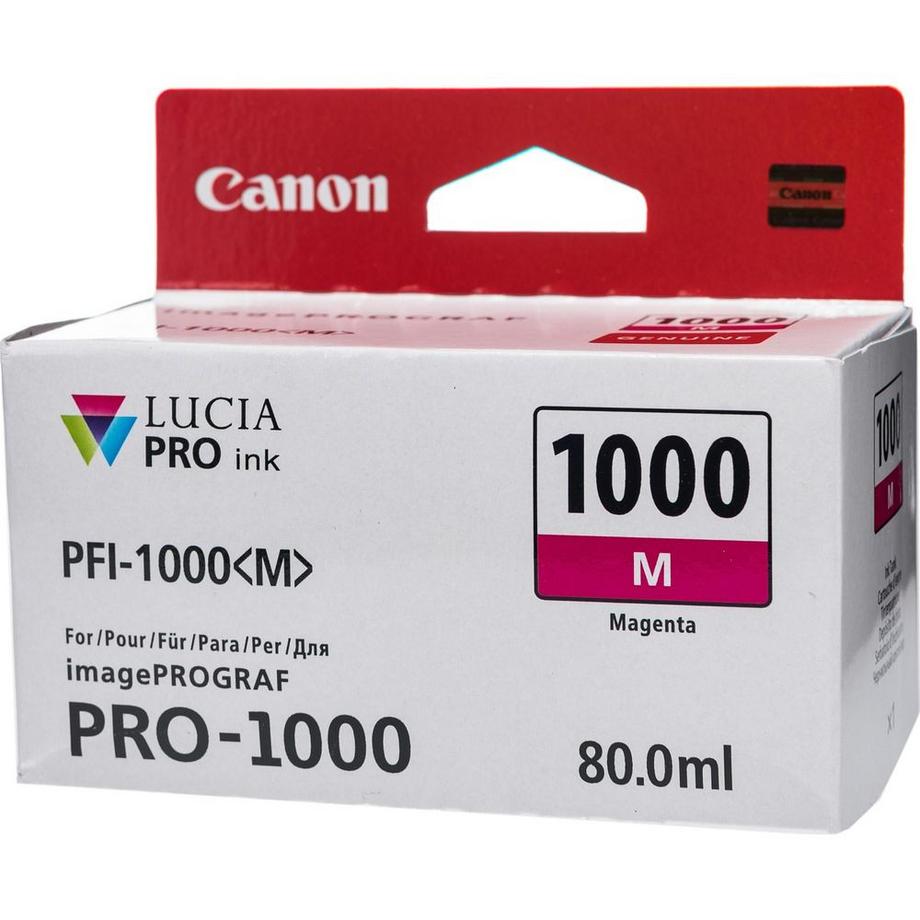 Canon  CANON Tintenpatrone magenta PFI-1000 iPF PRO-1000 80ml 