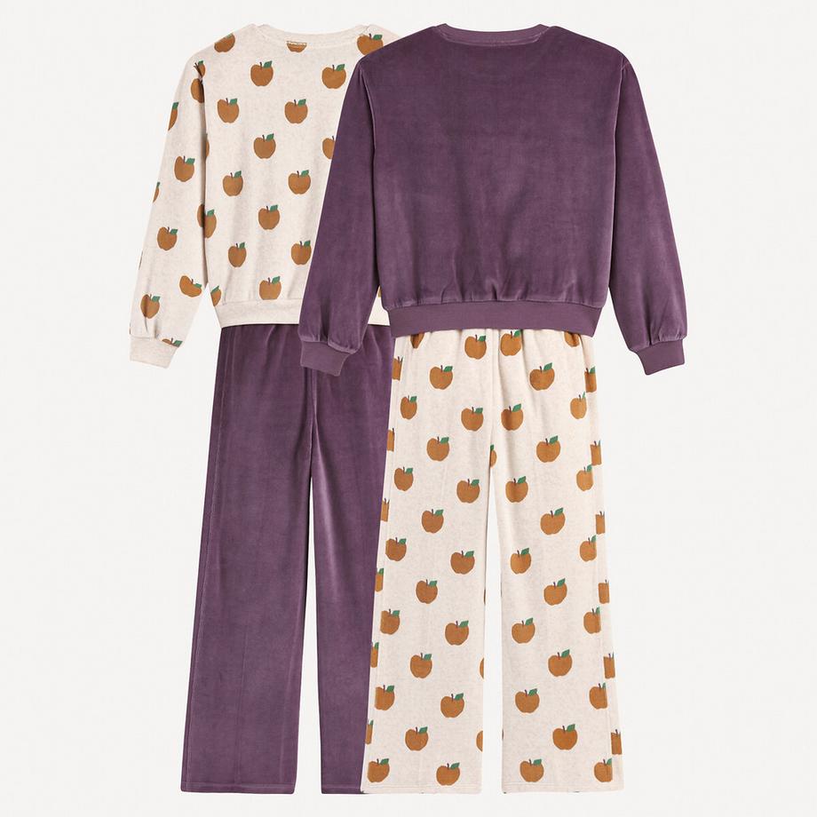 La Redoute Collections  2er-Set Schlafanzüge aus Samt 