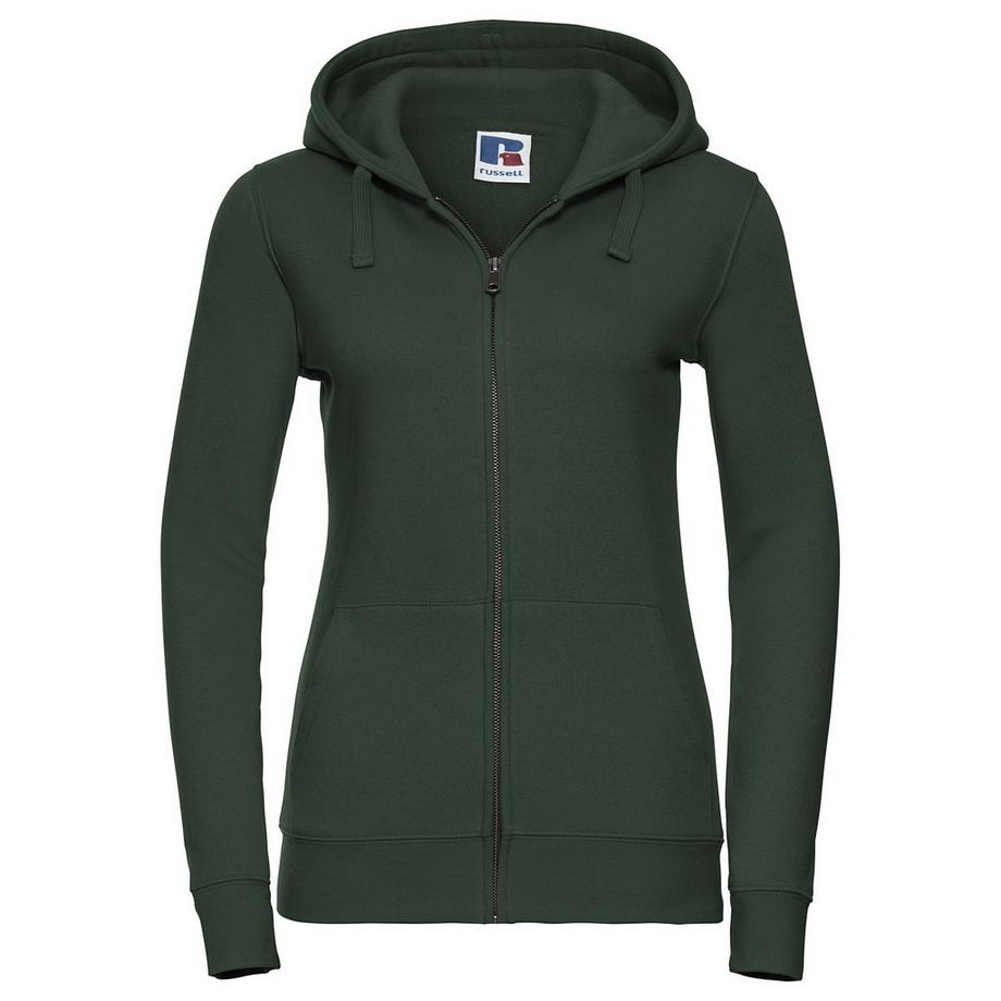 Authentic Felpa Con Cappuccio E Zip Intera