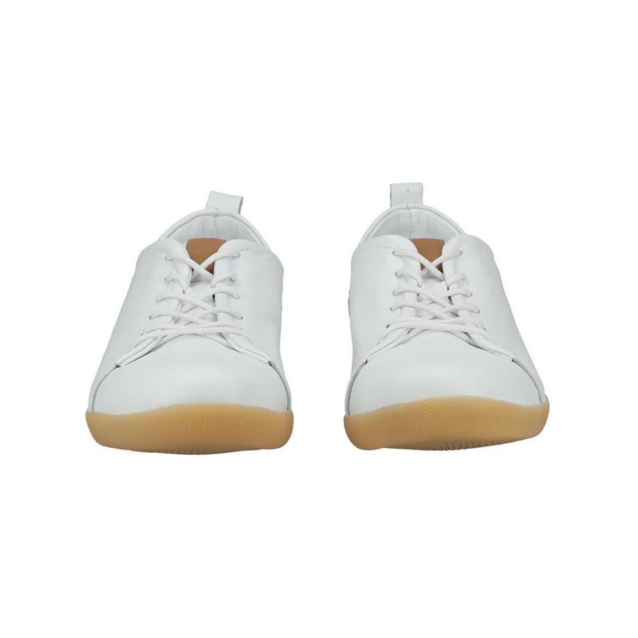 Andrea Conti Sneaker blanche avec semelle en caoutchouc  