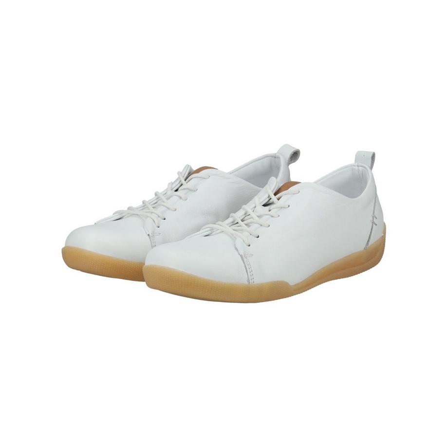 Andrea Conti Sneaker blanche avec semelle en caoutchouc  