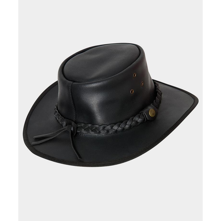 Joe Browns Lederhut mit geflochtenem Band  