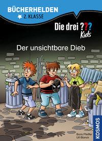 Die drei ??? Kids, Bücherhelden 2. Klasse, Der unsichtbare Dieb Blanck, Ulf; Pfeiffer, Boris; Gumpert, Steffen (Illustrationen) Couverture rigide 