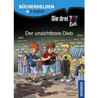 Die drei ??? Kids, Bücherhelden 2. Klasse, Der unsichtbare Dieb Blanck, Ulf; Pfeiffer, Boris; Gumpert, Steffen (Illustrationen) Couverture rigide 