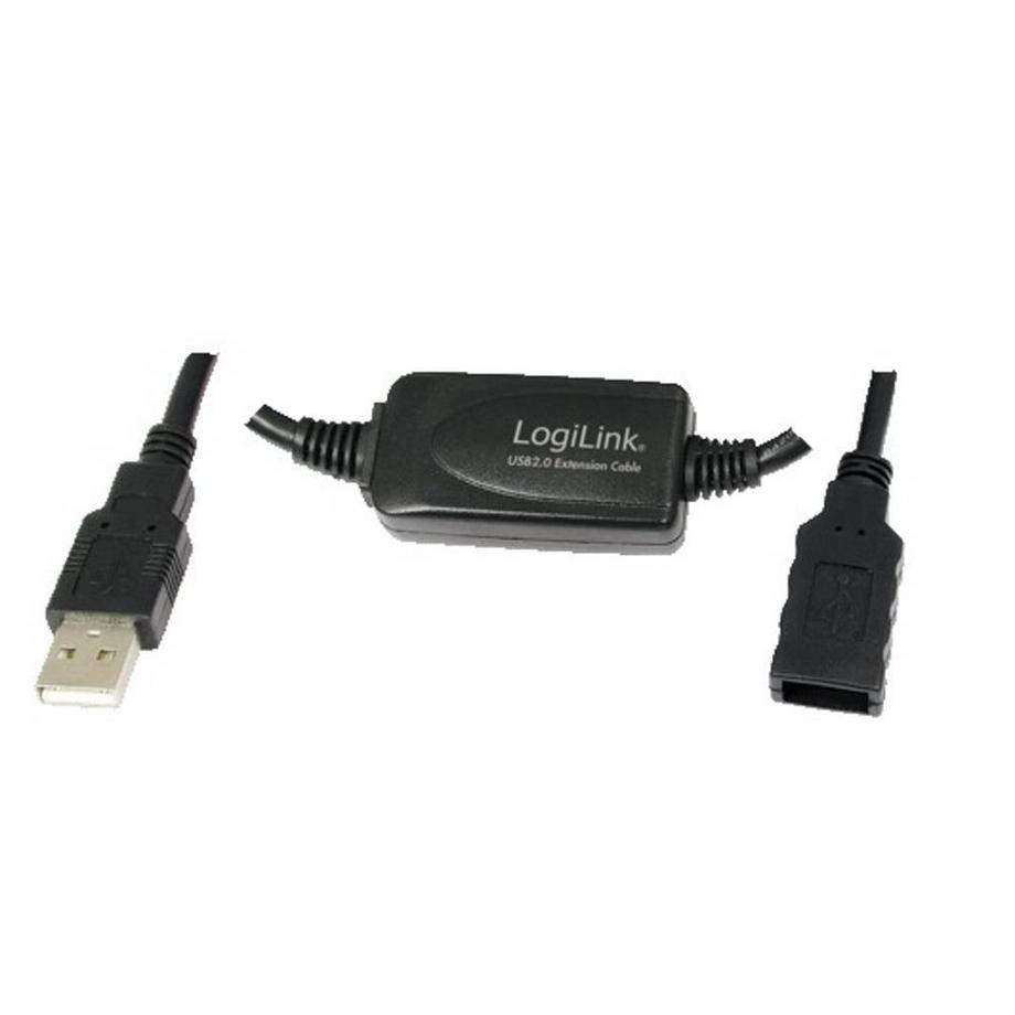 LogiLink  USB 2 aktives Verlängerungskabel (Typ A), 25m 