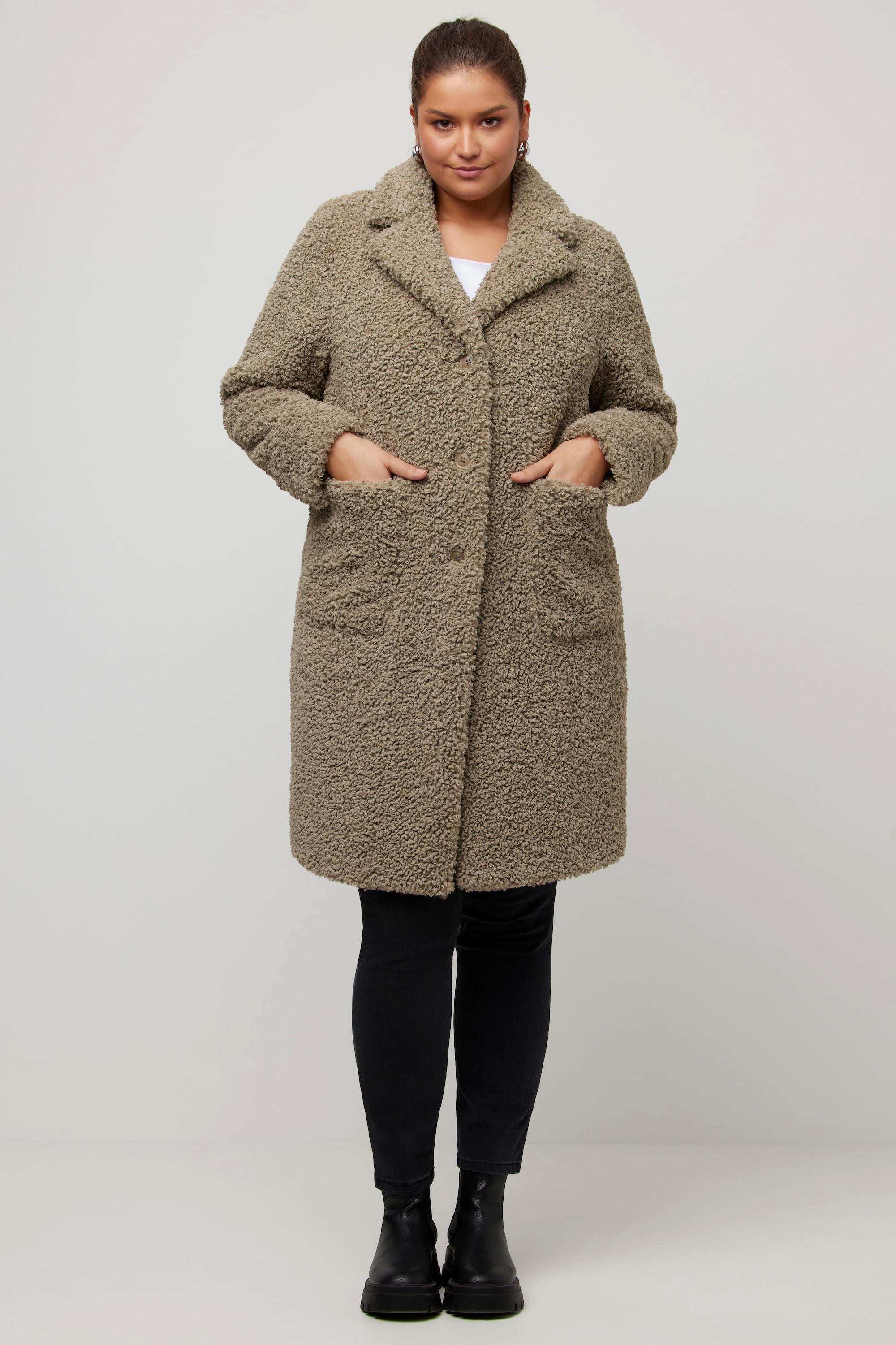 Ulla Popken  Manteau teddy 