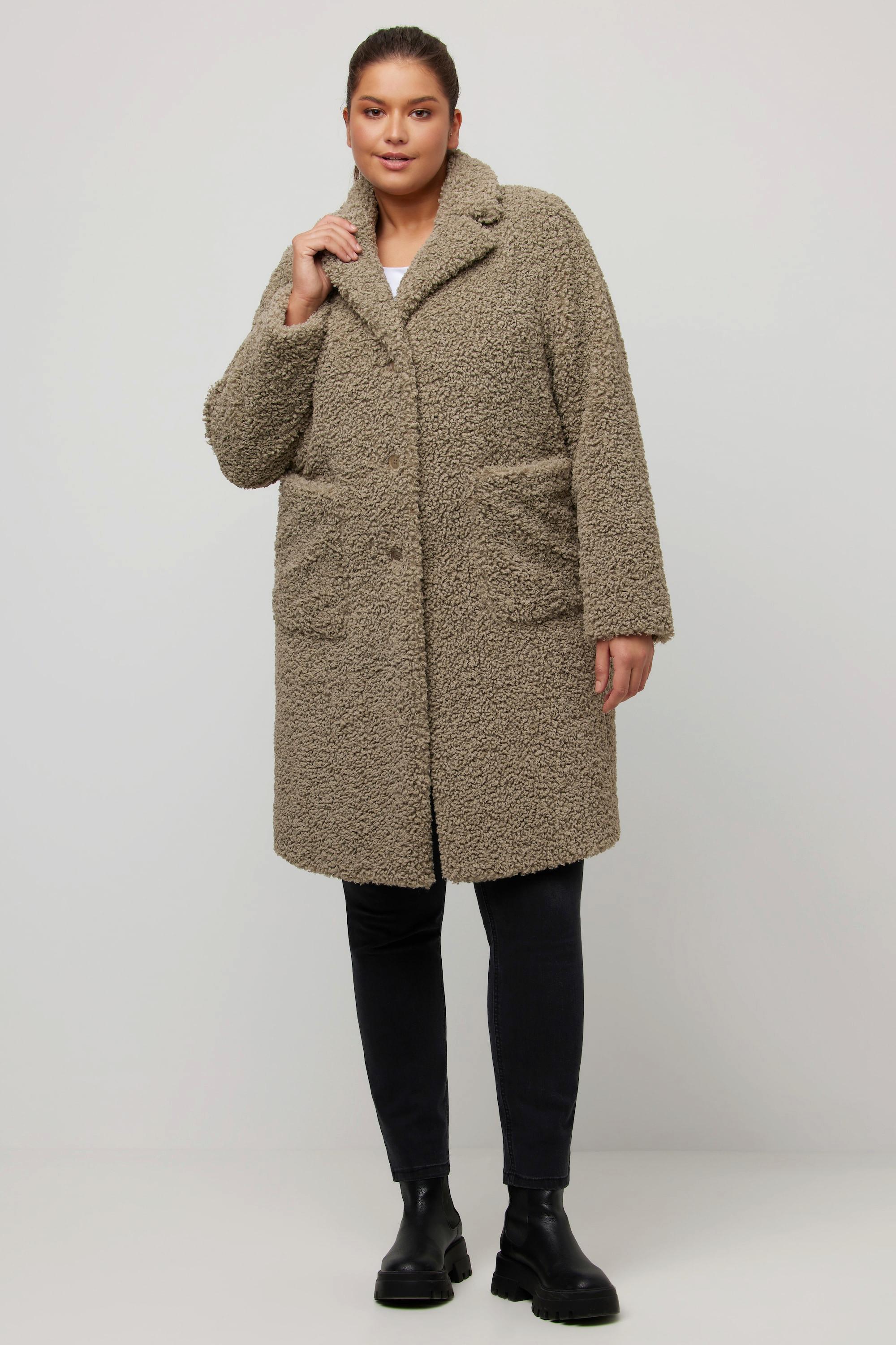 Ulla Popken  Manteau teddy 