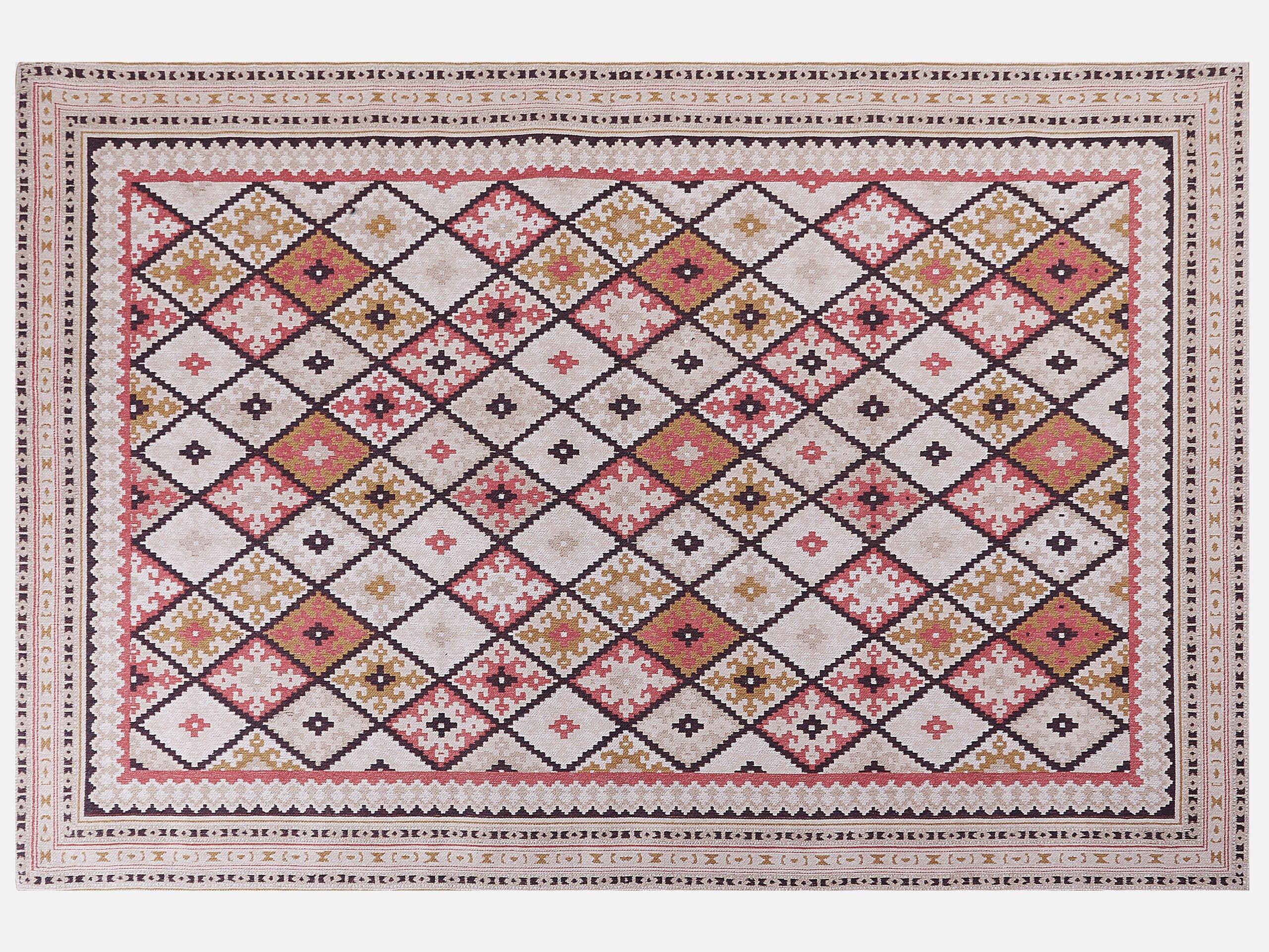 Beliani Tapis en Coton Traditionnel ANADAG  