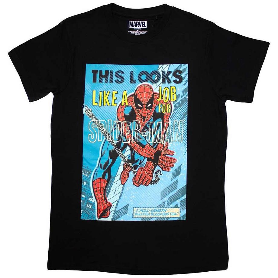 Spider-Man Looks Like A Job T-Shirt Stampa Grafica  