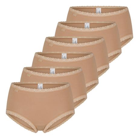 sloggi 24/7 Cotton Lace Midi Slip 6er Pack  