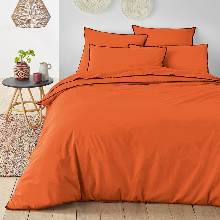 La Redoute Intérieurs Housse de couette Merida en coton prélavé  