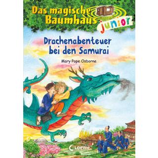 Das magische Baumhaus junior (Band 34) - Drachenabenteuer bei den Samurai Pope Osborne, Mary; Loewe Erstlesebücher (Hrsg.); Knipping, Jutta (Illustrationen); Rahn, Sabine (Übersetzung) Gebundene Ausgabe 