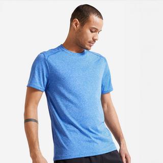 DOMYOS  T-shirt fitness uomo traspirante girocollo sintetico 