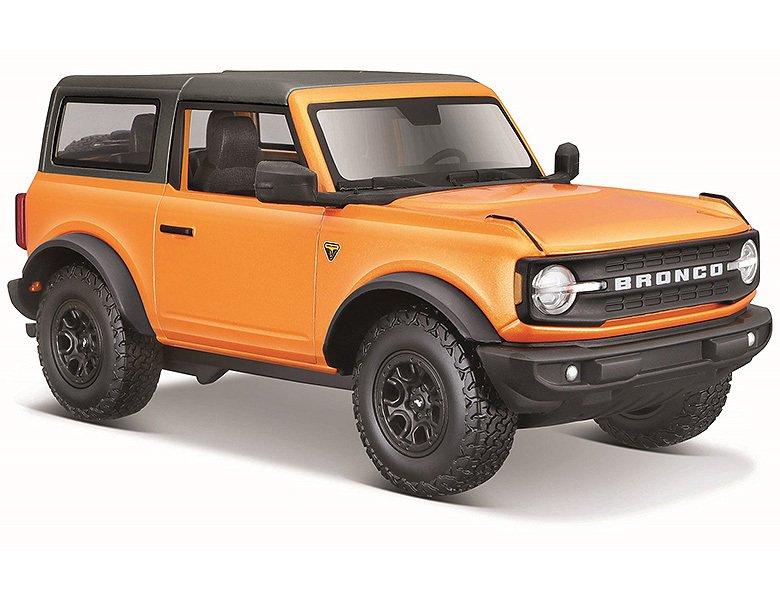 Maisto  1:24 Ford Bronco Badlands 2021 Orange 