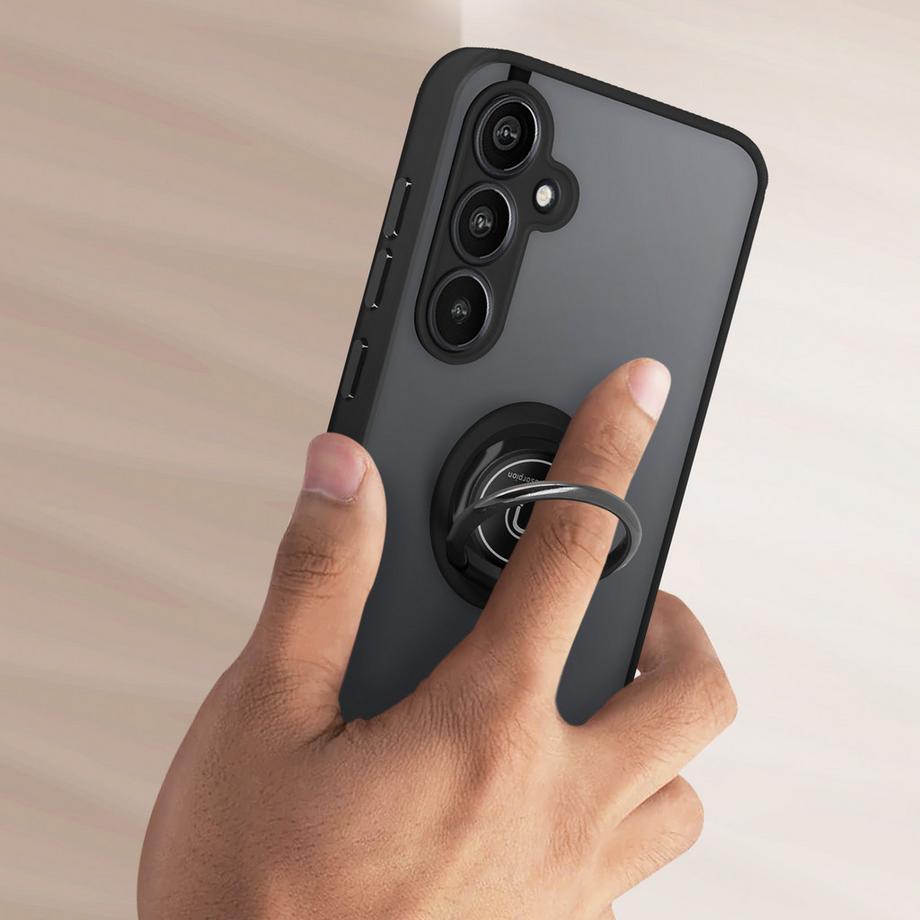 Avizar  Ring-Hülle Samsung A35 Schwarz 