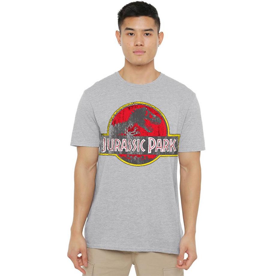 Jurassic Park  T-ShirtMotiftyle Logo Usé 
