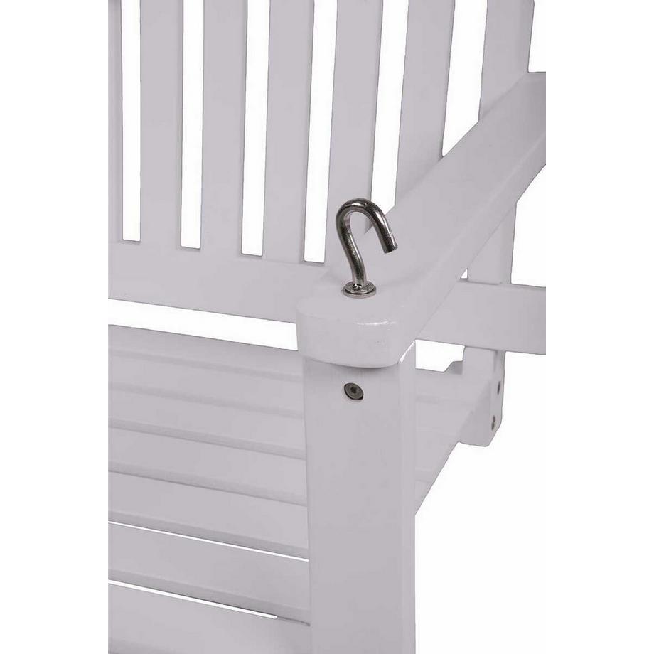 mutoni Garten Hängebank Augusta Eukalyptus weiss 130  