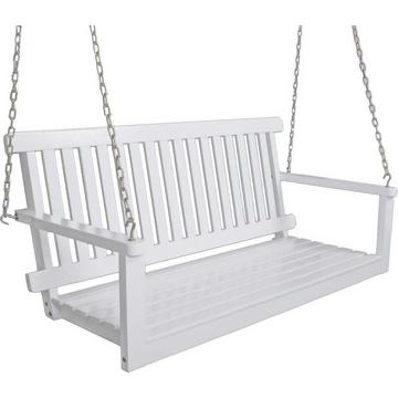 Jardin Banc suspendu Augusta Eucalyptus blanc 130