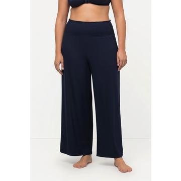 Pantaloni con taglio della gamba dritto e ampio e alta cintura elastica