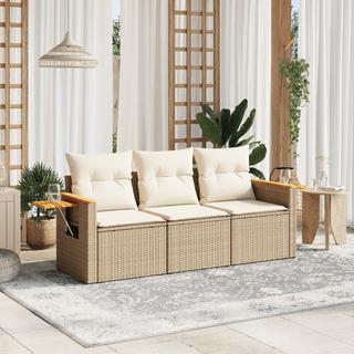 VidaXL set divano da giardino Polirattan  