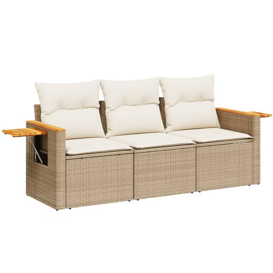 set divano da giardino Polirattan