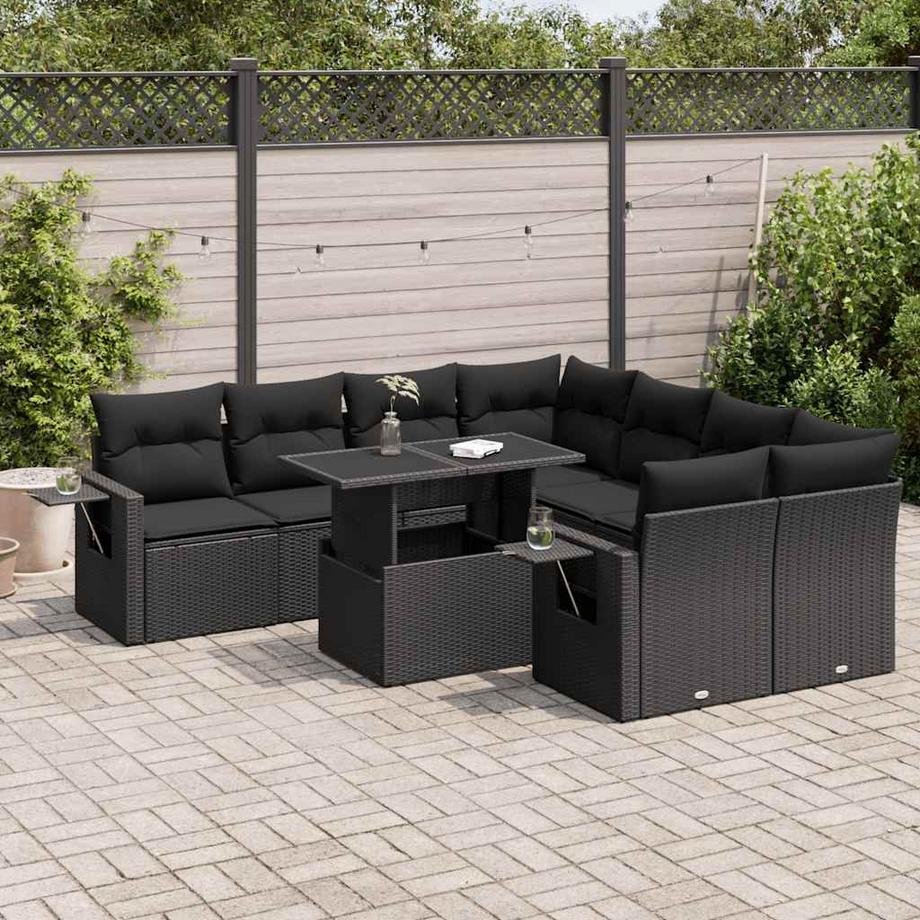 VidaXL Gartensofa set poly-rattan  