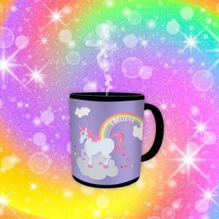 Mad Monkey Tasse licorne avec changement de couleur  