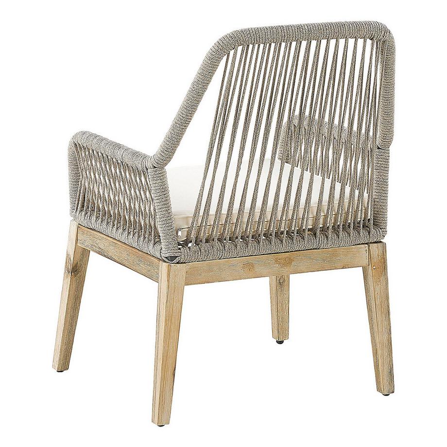 Beliani Set mit 2 Stühlen und Sitzkissen aus Polypropylen Retro OLBIA  