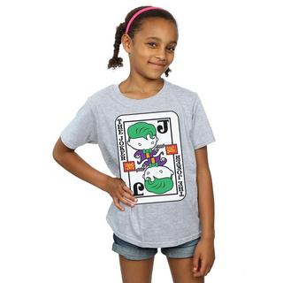 DC COMICS  Chibi Joker Playing Card TShirt 