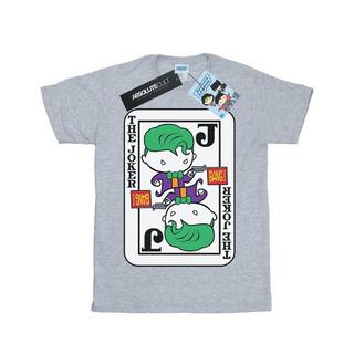 DC COMICS  Chibi Joker Playing Card TShirt 