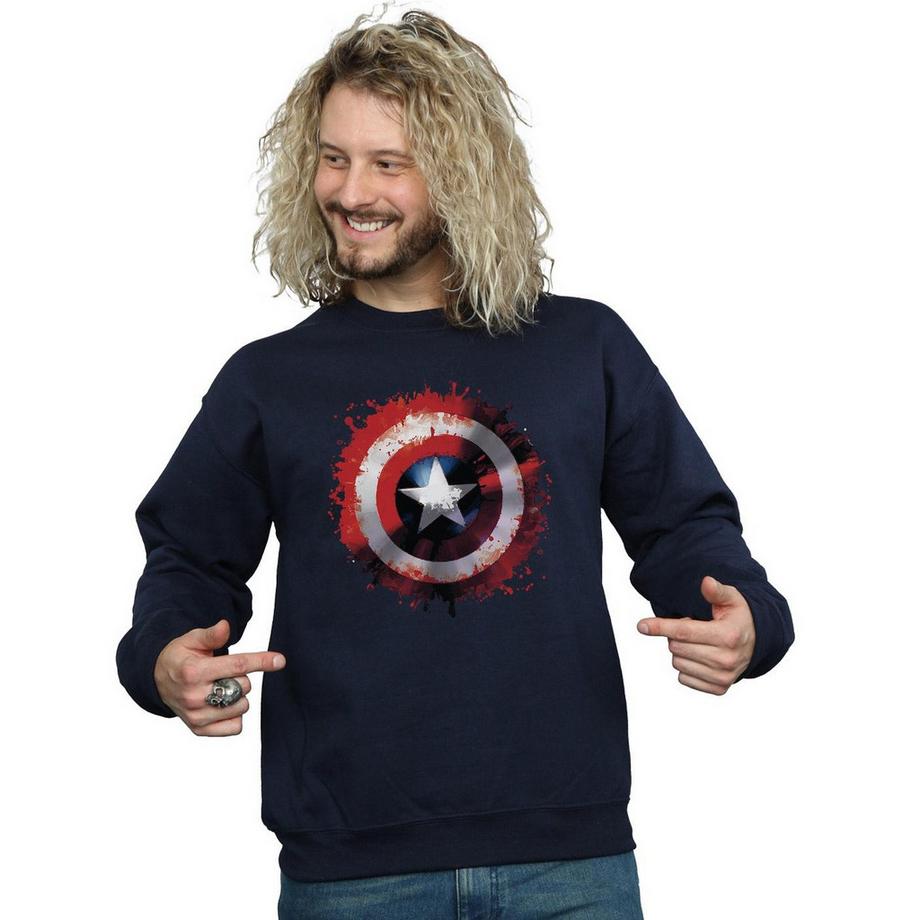 MARVEL Avengers Captain America Scudo Felpa  