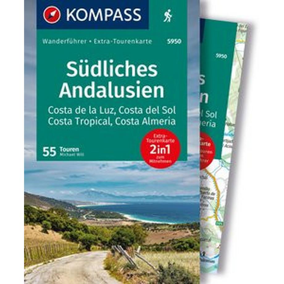   KOMPASS Wanderführer Südliches Andalusien, Costa de la Luz, Costa del Sol, Costa Tropical und Costa Almeria, 55 Touren mit Extra-Tourenkarte 