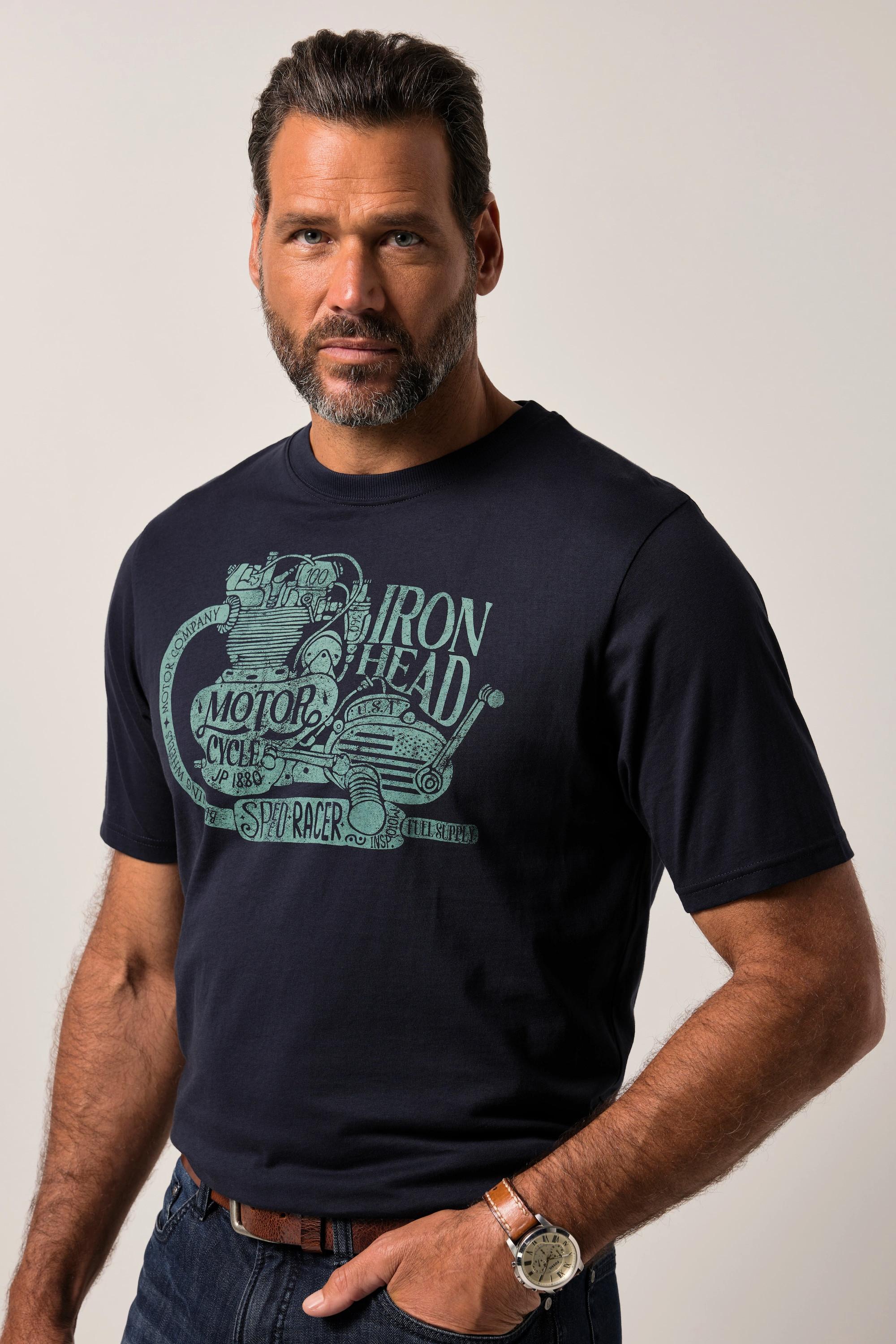 JP1880 T-shirt Mezza Manica con Stampa sul Petto  