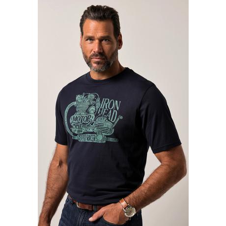 JP1880 T-shirt Mezza Manica con Stampa sul Petto  