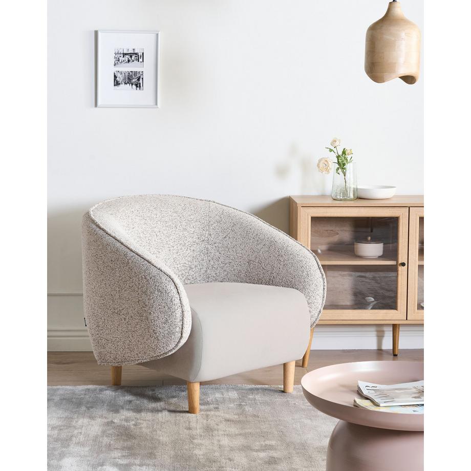 Beliani Sessel aus Stoff Klassisch UMEA  