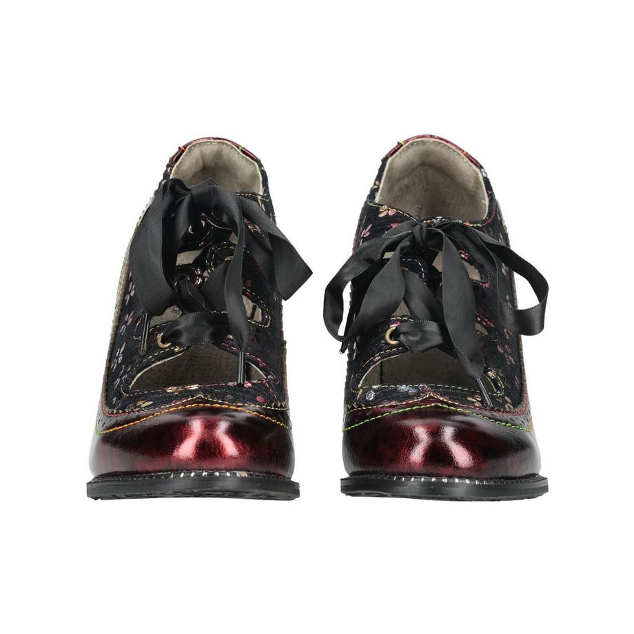 Laura Vita Pumps floreali con fiocco in raso  