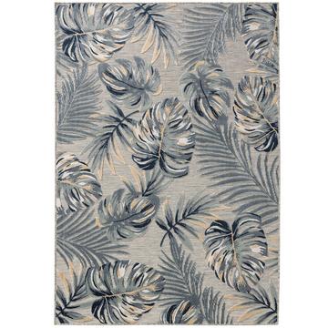 Tappeto per interno ed esterno Flora Multicolor/Blue