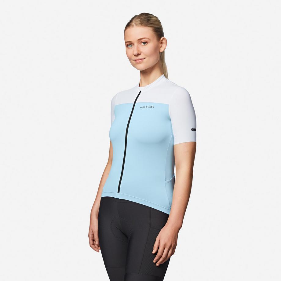 VAN RYSEL  Maillot vélo manches courtes près du corps polyester 