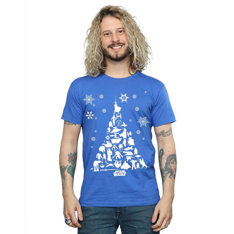 STAR WARS Maglietta Grafica Albero di Natale  