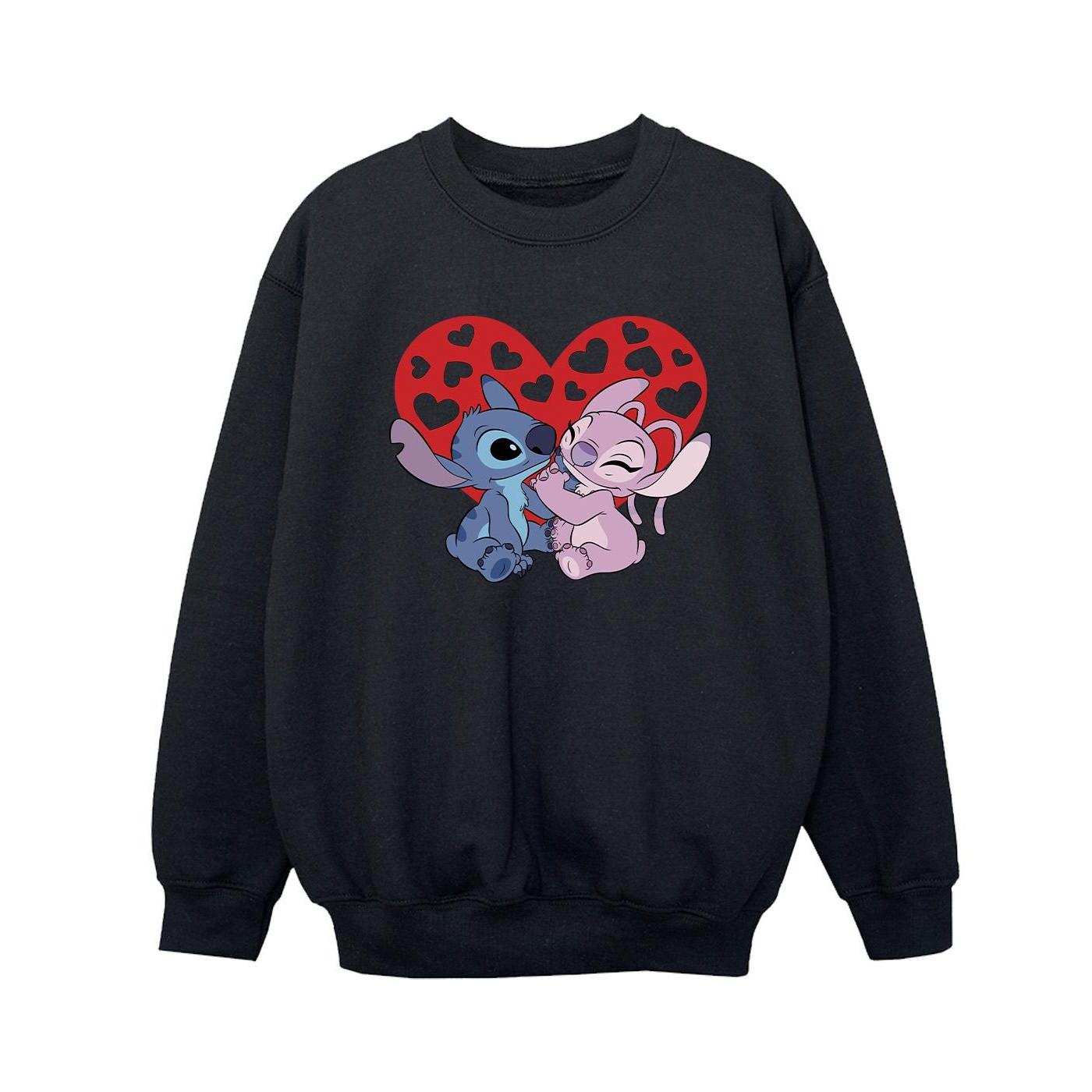 Disney  Lilo & Stitch Hearts Sweatshirt 