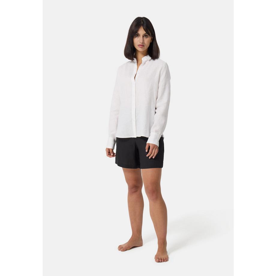 CASH-MERE.CH Leinen Shorts  