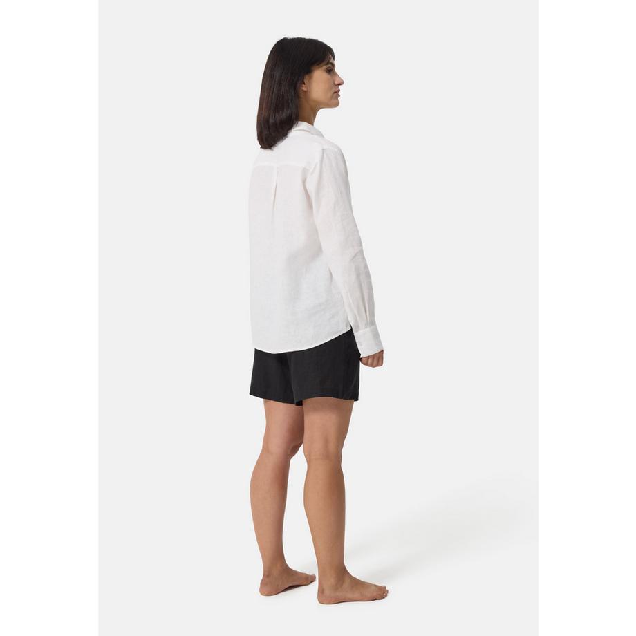 CASH-MERE.CH Leinen Shorts  
