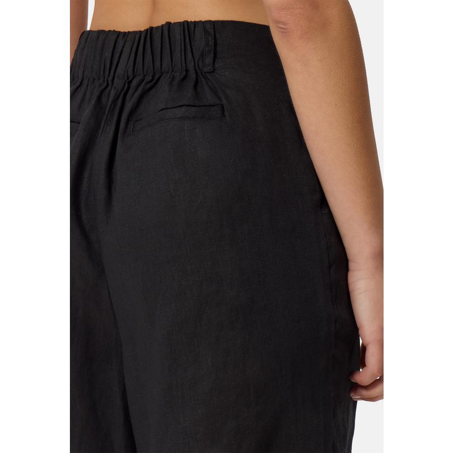 CASH-MERE.CH Leinen Shorts  