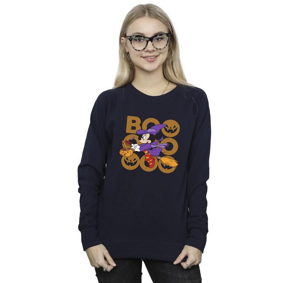 Disney Boo Minnie Mouse Halloween Sweatshirt  