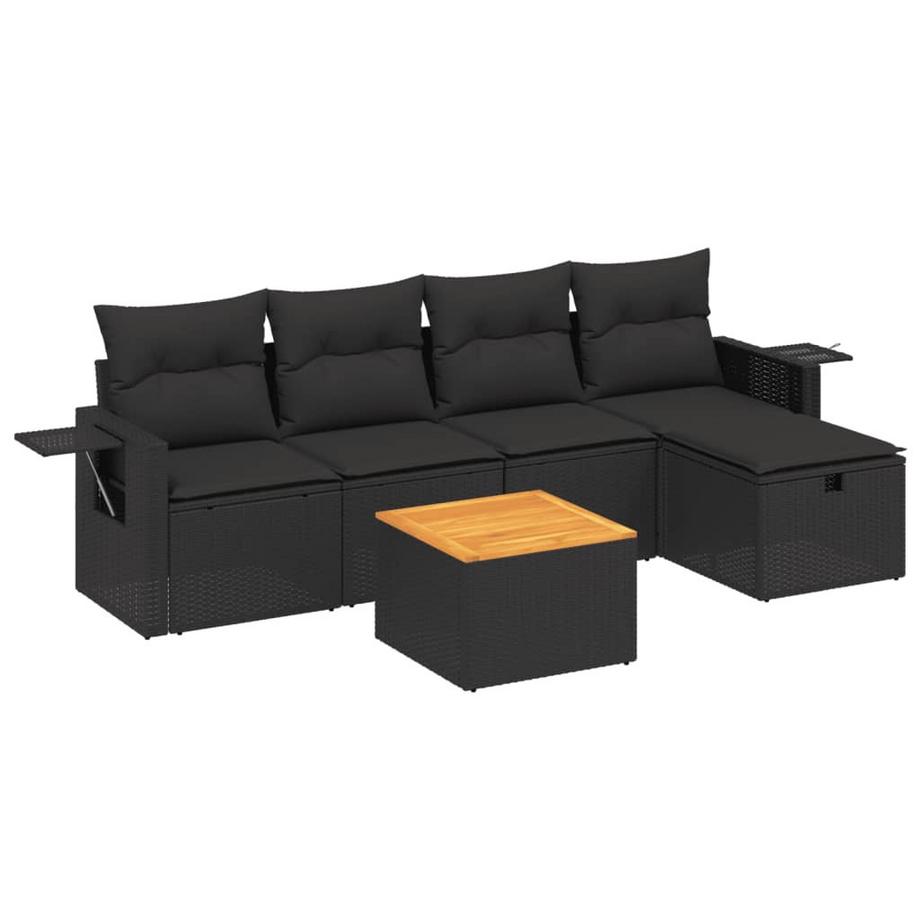 set divano da giardino Polirattan
