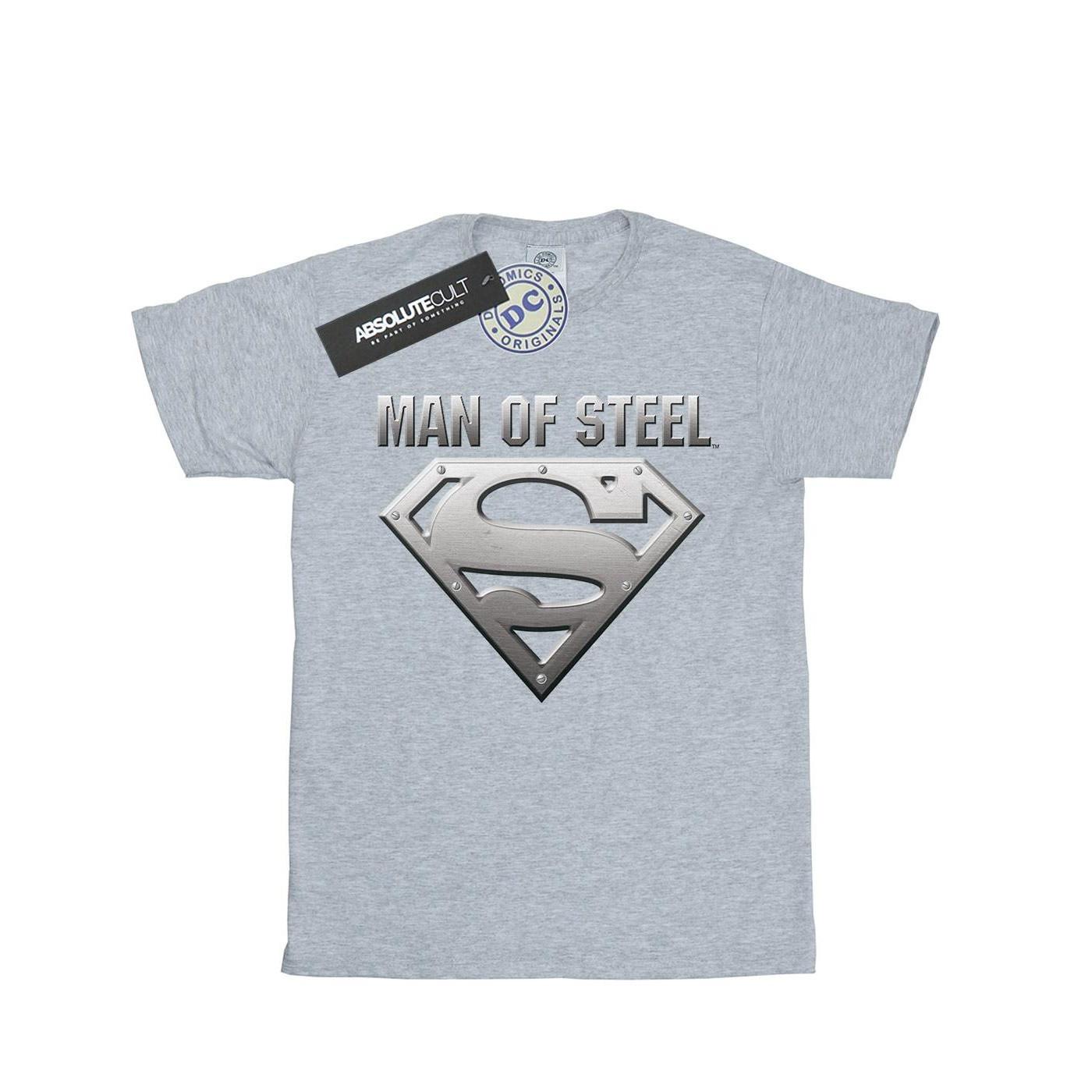 DC COMICS  Tshirt SUPERMAN MAN OF STEEL SHIELD 